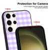 Phoona Case for Samsung Galaxy S23 Ultra 5G, Purple Grid view 3
