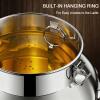 TrixmEsque Stainless Steel Milk Can with Lid, 1.48 L view 4