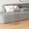 10 mm Thick Transparent Acrylic C-Shaped Side Table, 30 x 30 x 55 cm view 3