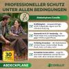 Covello Tarpaulin 2 x 2 m, 140 g/m², Waterproof Brown Woven Sheet view 2