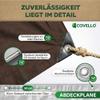 Covello Tarpaulin 2 x 2 m, 140 g/m², Waterproof Brown Woven Sheet view 3