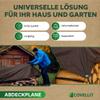 Covello Tarpaulin 2 x 2 m, 140 g/m², Waterproof Brown Woven Sheet view 4