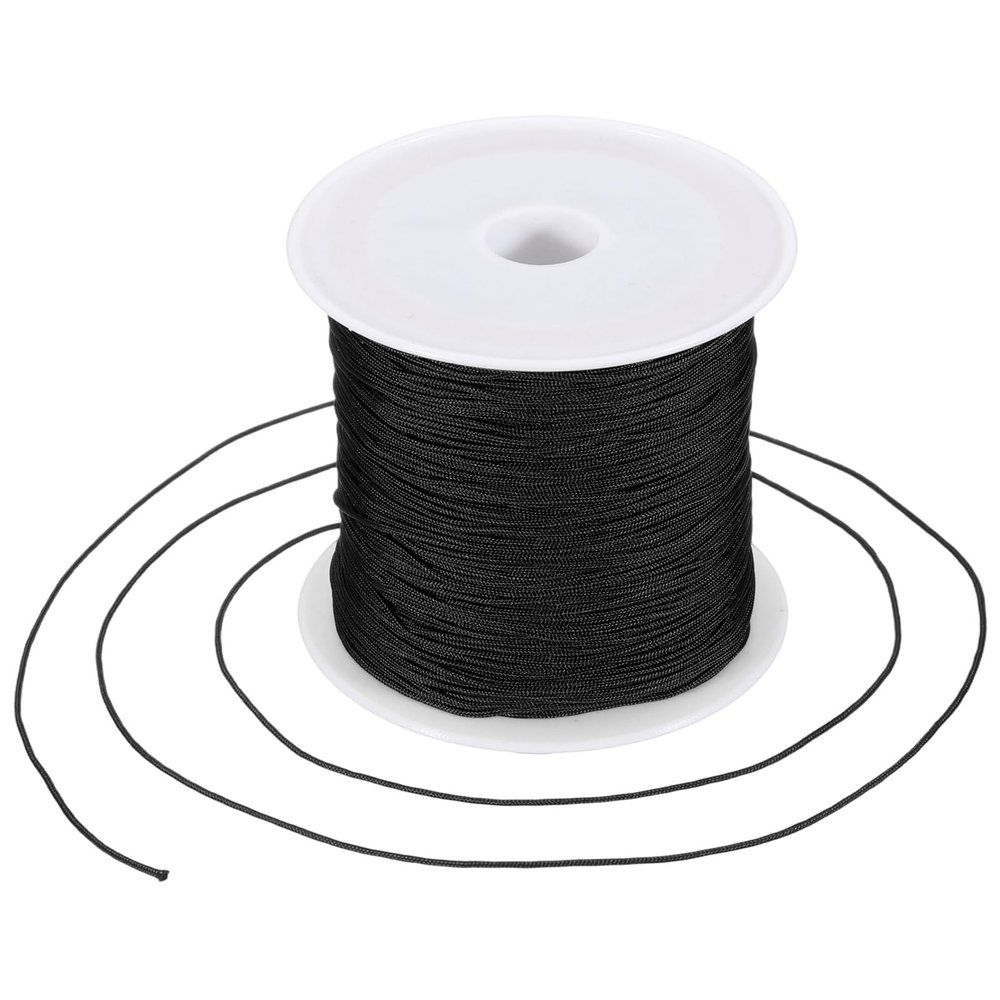 QUARKZMAN 0.6mm Nylon Cord for Bracelets 44 Yards