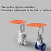 1 m Aluminum Curtain Track System with Quiet Rollers view 3