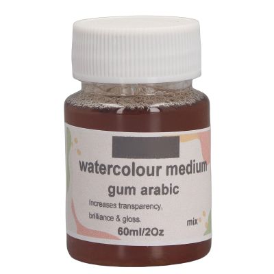 Haofy Gum Arabic Watercolor Medium, 60 mL, Slow-Drying Transparent Medium for Artists
