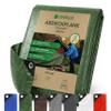Covello Green Tarpaulin 3 x 4 m, 260 g/m view 1