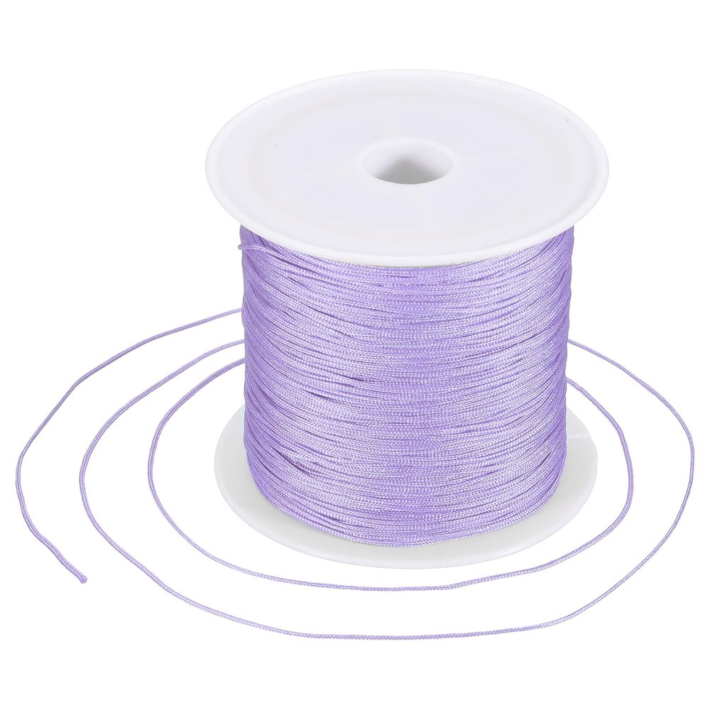 QUARKZMAN 0.6mm Nylon Thread for Bracelets - 44 Yards