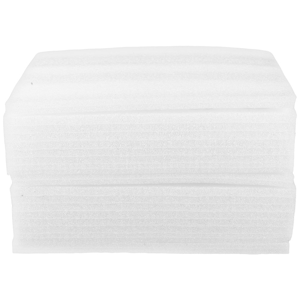 JEWEDECO Egg Carton with Shock-Absorbing Function and Large Capacity, Sturdy White Polyethylene Foam for Safe Transport and Storage of Chicken Eggs