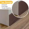 QUARKZMAN 20 ft x 6 in Peel-and-Stick Flexible PVC Baseboard Trim, Black Walnut Wood Look view 4