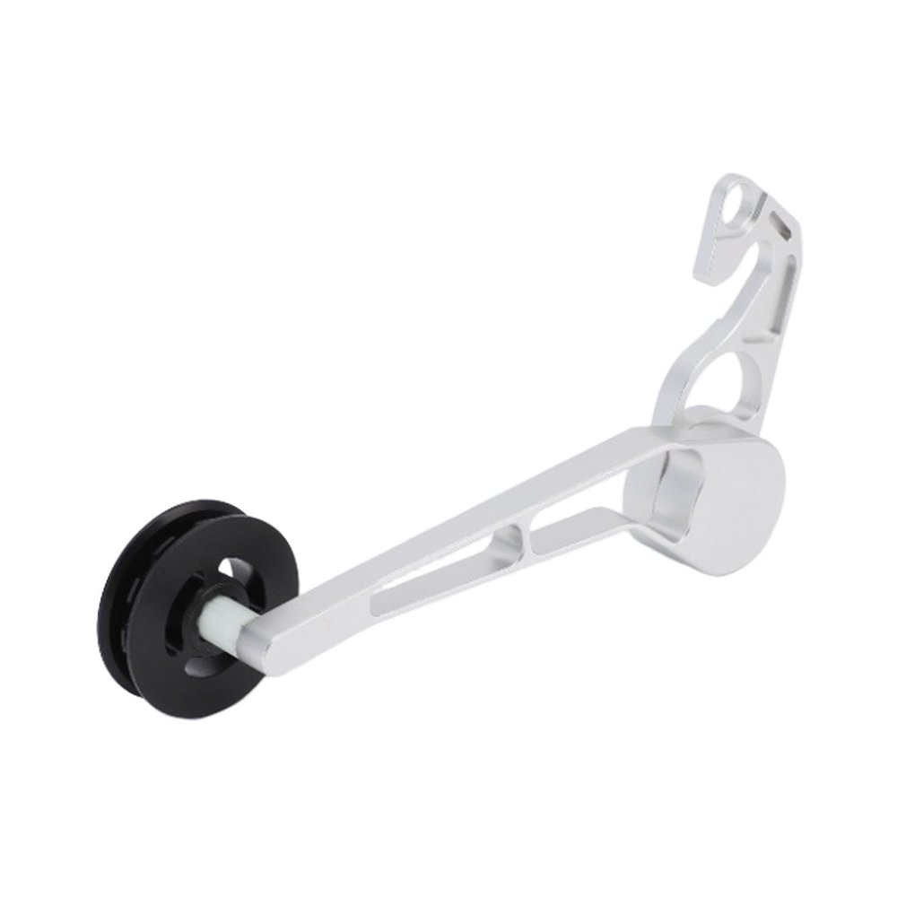 Tbest Bicycle Derailleur Chain Tensioner Aluminum Alloy 5/6/7-Speed RD31 Tail Hook (Silver)