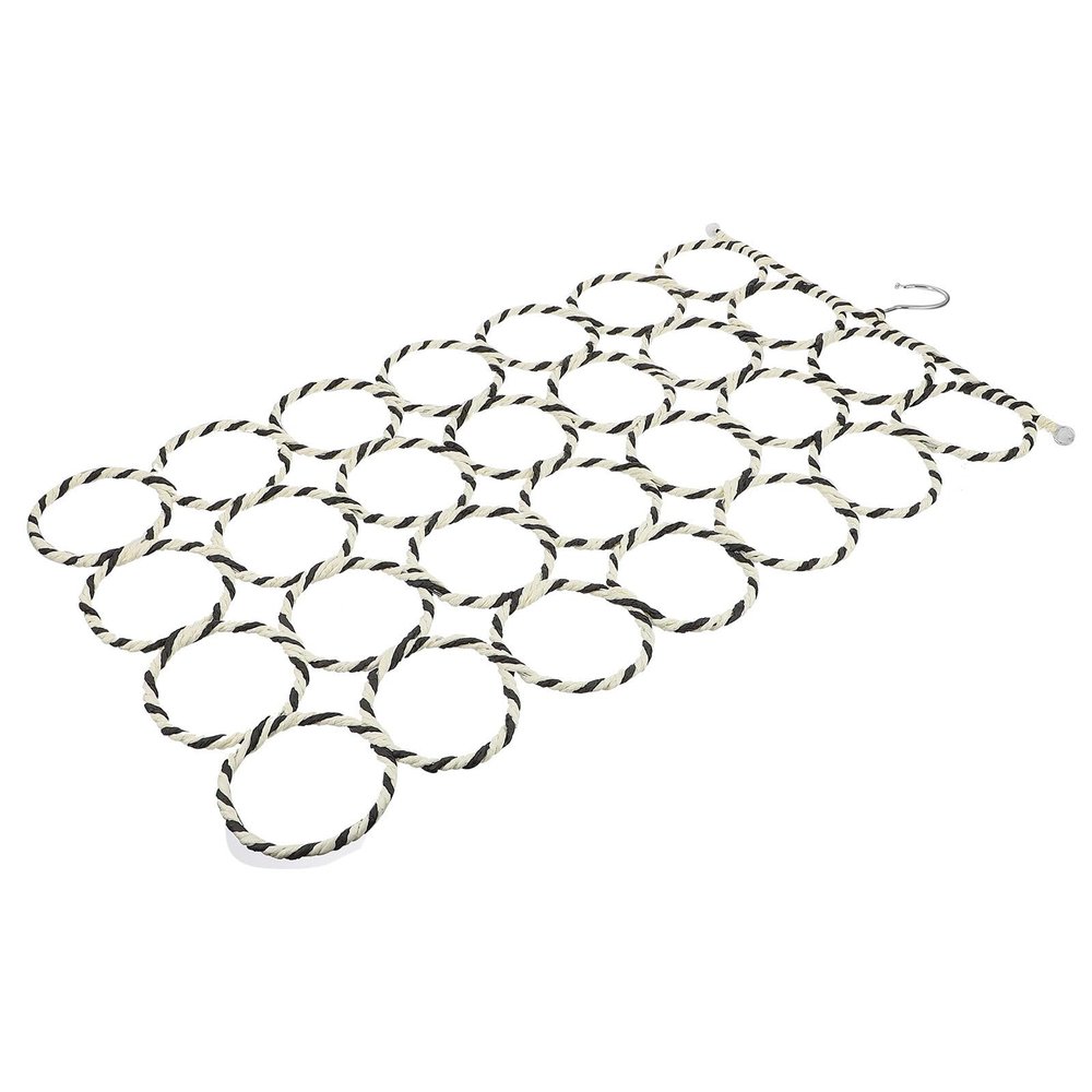 Garneck Scarf Organizer with 28 Paper-and-Iron Rings