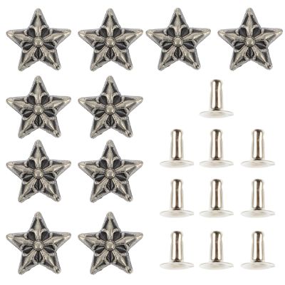 LIFKOME 10 Pack Silver Decorative Rivets