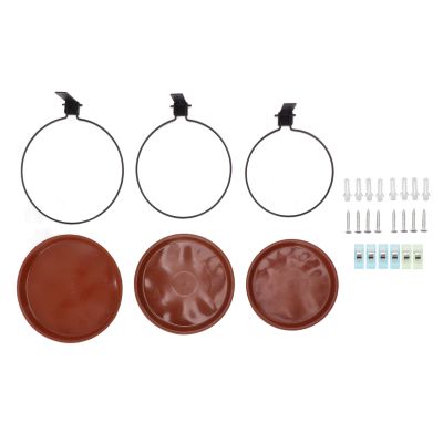 Tree-Mounted Bird Feeder and Bird Bath, 3 Bowls and 3 Brackets