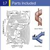UNICRAFTALE 17-Piece Stair Frame Die Set for Card Making view 2