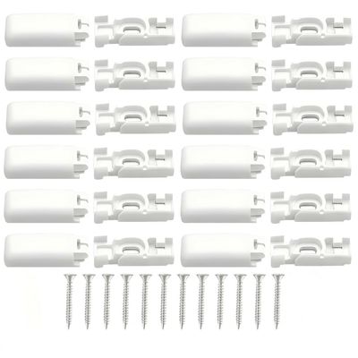 12-Pack Pleated Shade Clips Replacement Parts