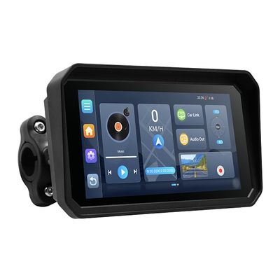LSYQFB Motorcycle CarPlay Screen for Suzuki Gemma 2011–2012, 6-Inch Waterproof Touchscreen with Dual Bluetooth, Wired Controller and Tire Pressure Monitor