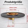Soiftra Copper Shower Odor Trap with Black Round Floor Drain view 2