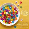 100 Pack Felt Flowers 3cm Colorful Five-Petal Fabric Flowers for Crafting view 3