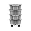 Tower Garden Planter – Stackable Multi-Tier Planter with Drainage view 1
