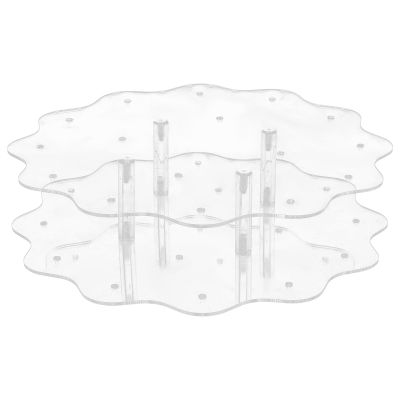 HYTROVE 16-Hole Transparent Acrylic Lollipop Stand, Decorative Party Holder