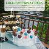 HYTROVE 16-Hole Transparent Acrylic Lollipop Stand, Decorative Party Holder view 3