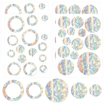 58-Piece Window Sticker Set