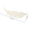 Zerodeko Glitter Iron-On Patch with Rhinestones - Leaf Shape view 2