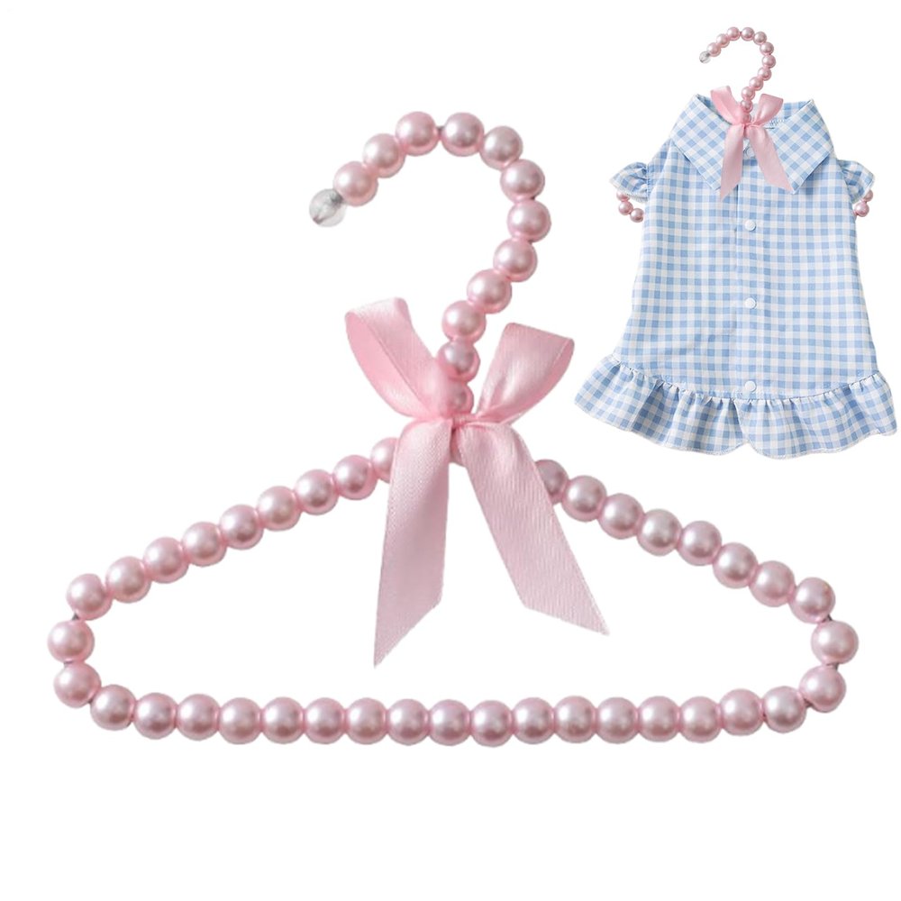Dog Clothes Hanger 20 x 16 cm - ABS Pearl Design