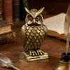 Vintage Brass Owl Miniature Ornament view 4