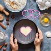 Heart Shaped Egg Ring Mold - 2 Pack view 3