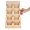 BETOOKY Wooden Card Holder with 4-Slot Design, Versatile Display Stand for Postcards and Note Cards view 4