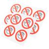 Abaodam 10-Piece Do Not Touch Warning Stickers, Self-Adhesive Ethylene Labels for Offices and Other Settings view 1