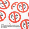 Abaodam 10-Piece Do Not Touch Warning Stickers, Self-Adhesive Ethylene Labels for Offices and Other Settings view 3