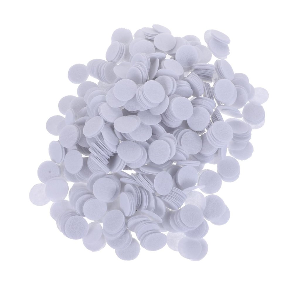 Alipis Round Nonwoven Pads for Hair Accessories and Boutonnieres
