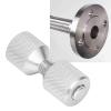 Tomantery Flange Alignment Pins, Durable Aluminum Double-Hole Pins for 0.5–14-Inch 150-LB Flanges, Silver view 2