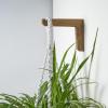 Wall Plant Hook - L-Shaped Wooden Stand for Pots and Lanterns view 2