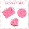 3-Piece Silicone Flower Mold Set view 2