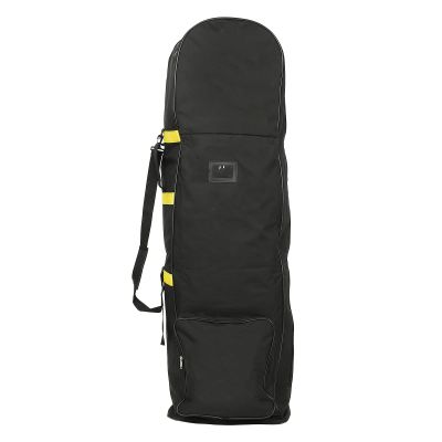 MAMJENNI Foldable Golf Travel Bag with Wheels, 600D Oxford, Yellow