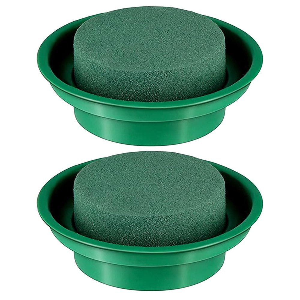 Zerodeko 2-Pack Round Flower Bases