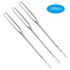 Alomejor Steel Sewing Needles, 100 Pack, for Home Use (11#) view 3