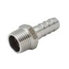 AUOQKQUT 1-Piece 304 Stainless Steel 10 mm Hose Barb to 1/4" BSP Male Home Brewing Fitting for Water, Fuel, and Air view 3