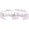 vidaXL 9-Piece Outdoor Sofa Set Natural and Anthracite view 3