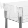 HOODANCOS 3-Tier Rolling Cart with Stainless Steel and PET Wheels, Mobile Storage Organizer for Offices and Beauty Salons view 3