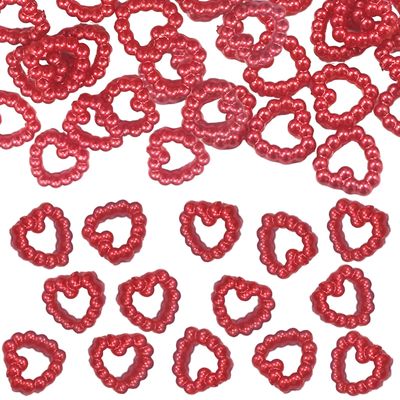 ParPix 200 Pcs Heart Pearl Confetti