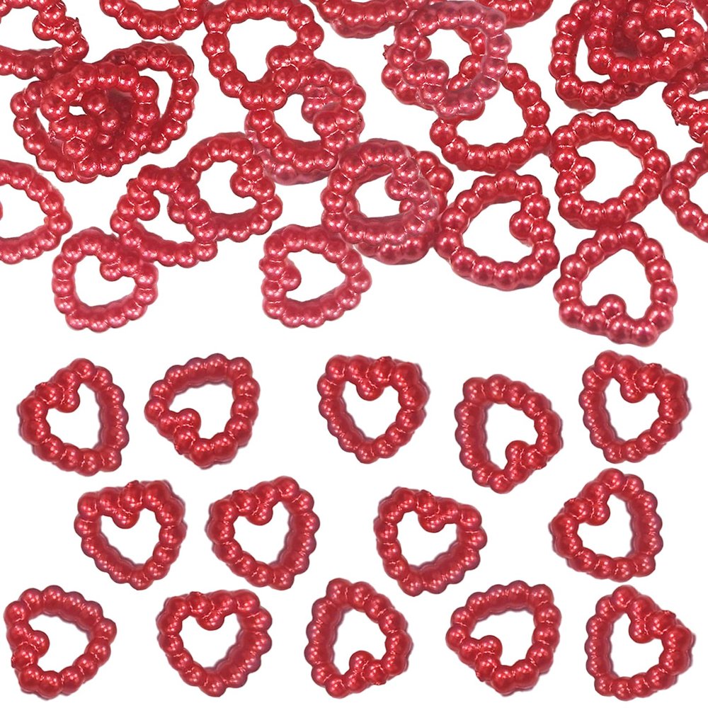 ParPix 200 Pcs Heart Pearl Confetti