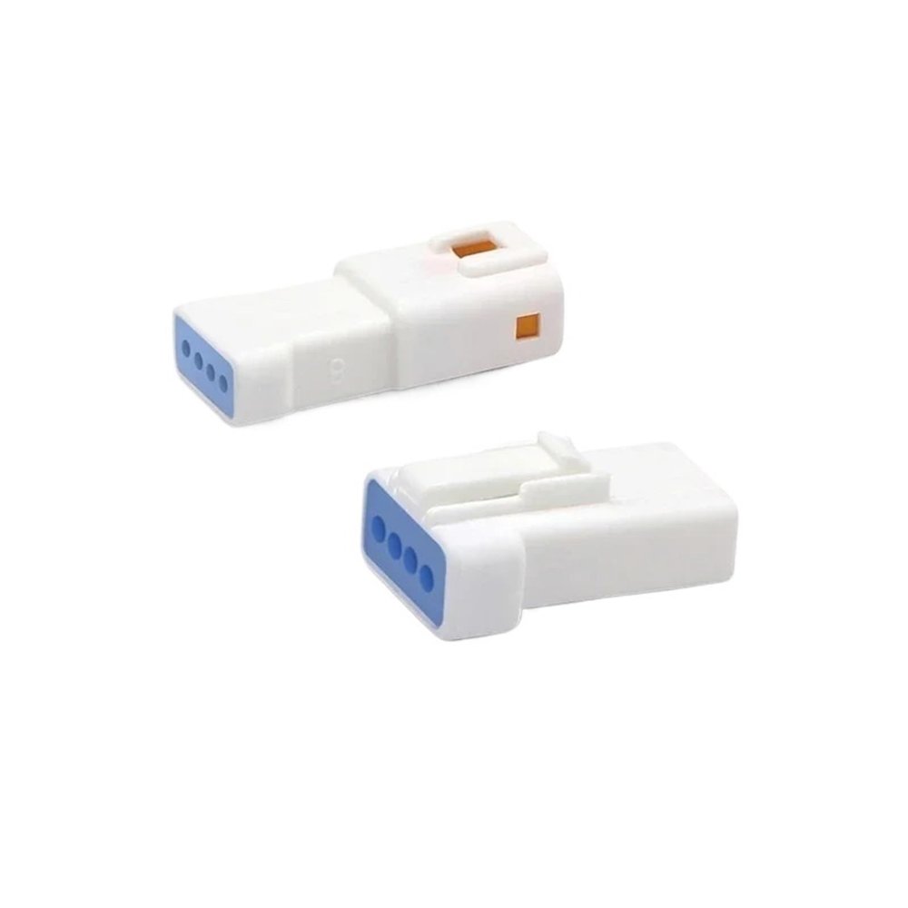 wanglan 10-Set JWPF Waterproof Automotive Cable Connectors, 2/3/4/6/8-Pin Male and Female