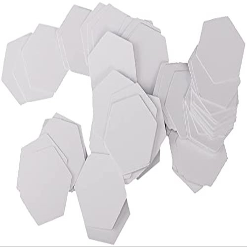 40/100 Pieces Hexagon Flower Quilting Template