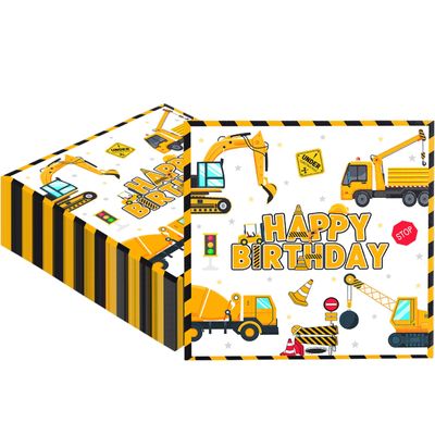 Gleemix 20 Pack Excavator Napkins