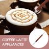 Toyvian Stainless Steel Espresso Stirring Sticks with Wooden Handle view 3