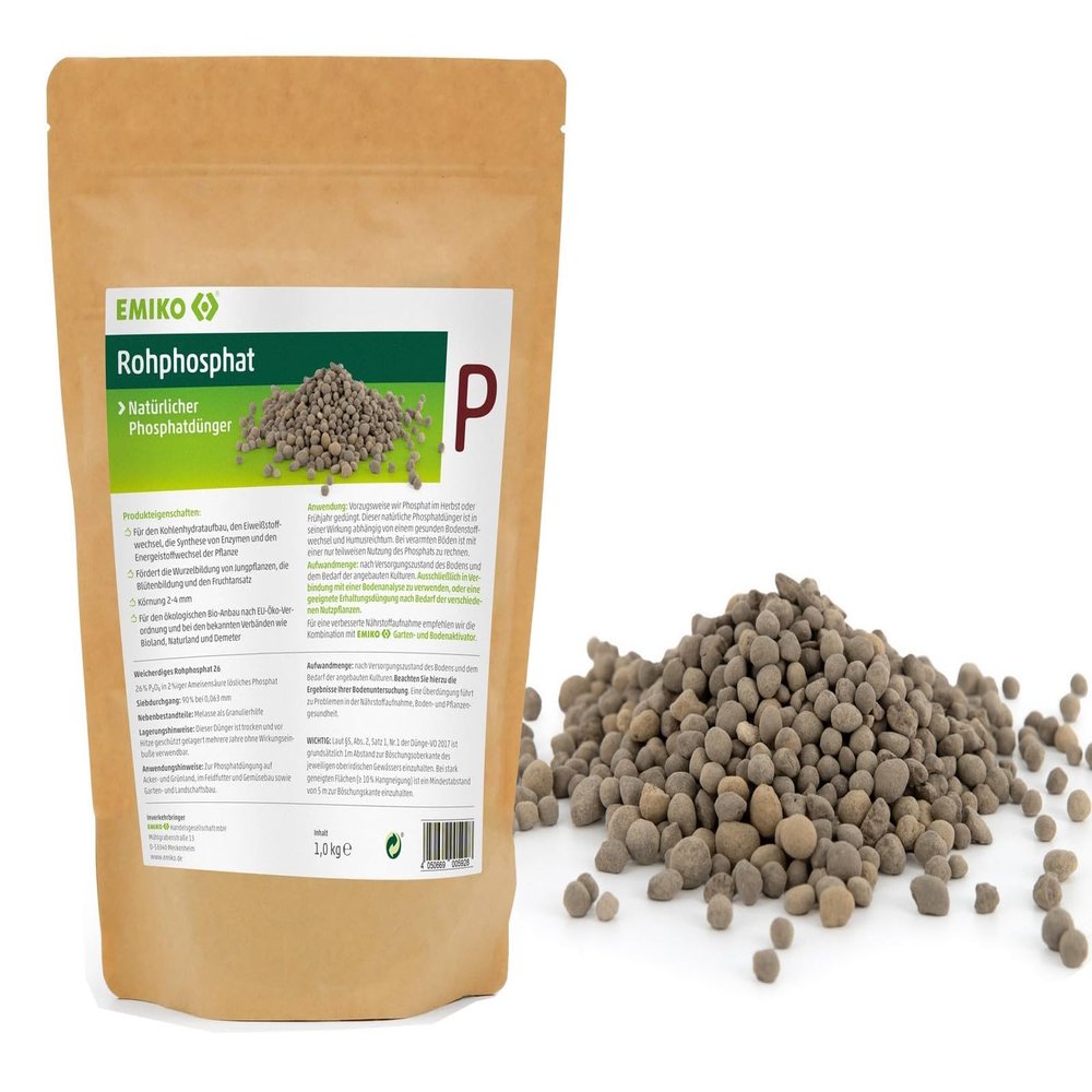 Emiko Natural Rock Phosphate Fertilizer 1 kg